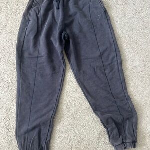 Gymshark Kids Dark Charcoal Gray Jogger Sweatpants